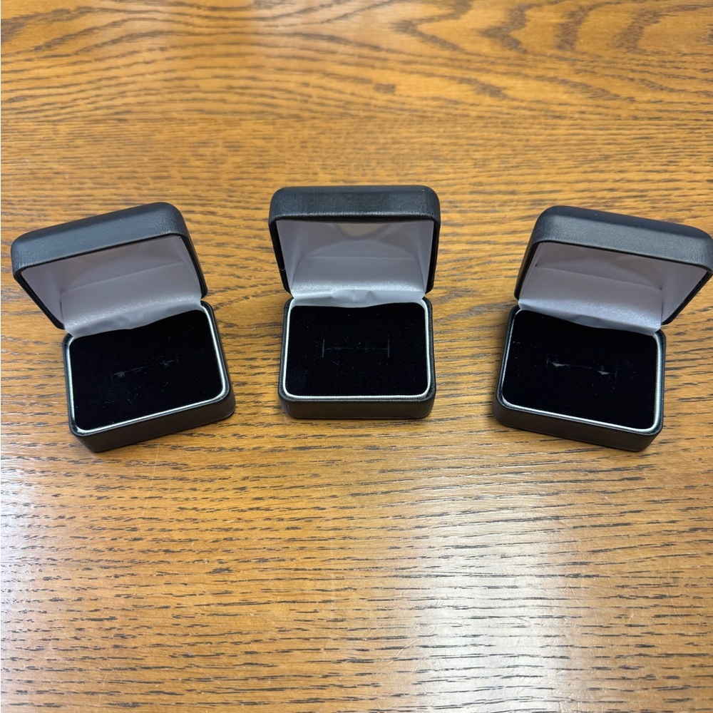 Black jewelry boxes